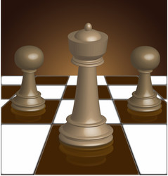 Vector Realistic 3d Chess Pieces Chessboard Set Stock Illustration -  Download Image Now - Chess, Chess Board, Backgrounds - iStock