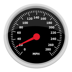 Dashboard Speedometer Gauge Royalty Free Vector Image