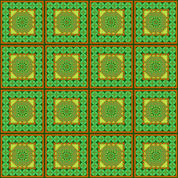 seamless pattern with geometrical patterns vector image