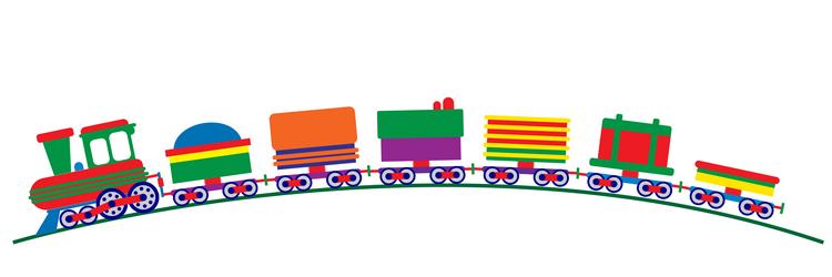 train cartoon toy isolated vector