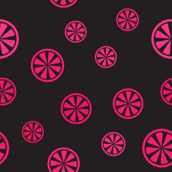 grapefruit pattern seamless background vector image