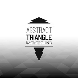 abstract black triangle field perspetive pattern vector