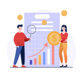 Cash flow statement Royalty Free Vector Image - VectorStock