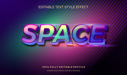 modern editable text style effect gradient color vector