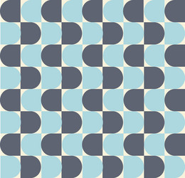 Semi circle shape repeating seamless pattern vector