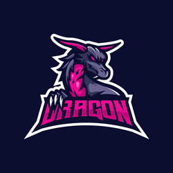 Dragon Mascot Logo - Fierce & Modern Vector Image