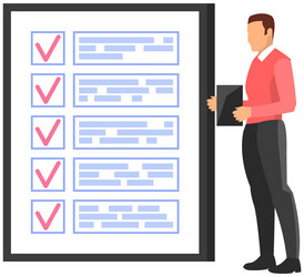 month scheduling to do list time management vector image