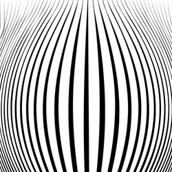 3d circular burst convex globe sphere orb distort vector image