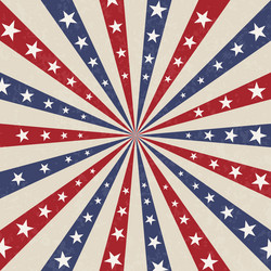 Stars and Stripes Patriotic Background Vector Image