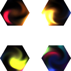 mesh background with a simple color form vector image