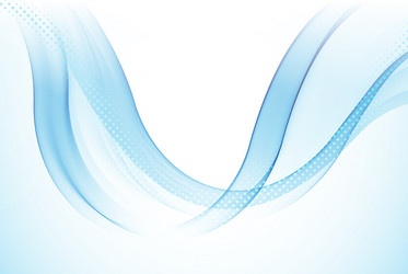 smooth swirling abstract wave element design vector image