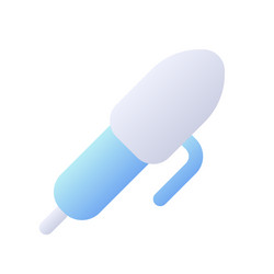 pen pixel perfect flat gradient two-color ui icon vector image