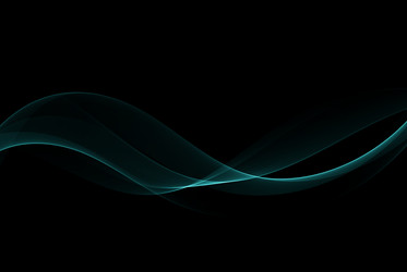 smooth swirling abstract wave element design vector image