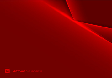 abstract template red frame layout metallic light vector image