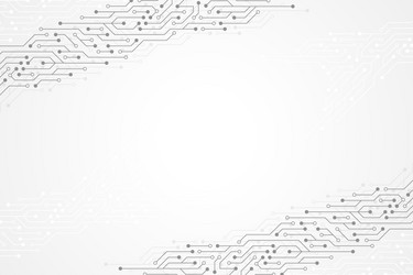 Abstract Circuit Board Technology Background vector image