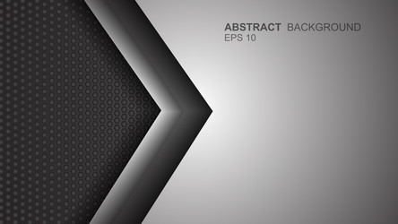angle arrow overlap background on space for text vector image
