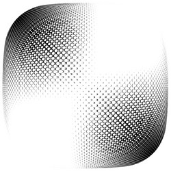 half-tone dots dotted circles pattern sphere orb vector image