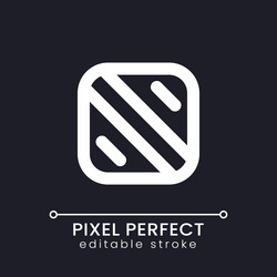 Add background pixel perfect white linear ui icon vector