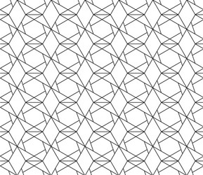 Seamless geometric pattern with editable vector