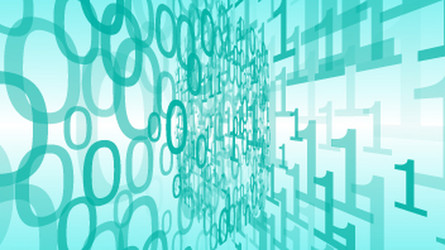 mint green color computer cloud random numbers vector image