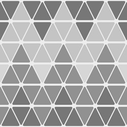 seamless geometric pattern rounded triangles vector image