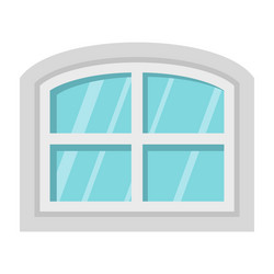 flat architecture window icon isolated on white vector image
