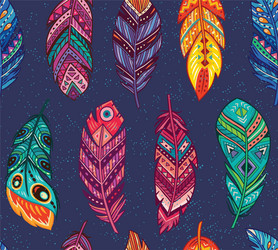 seamless pattern with colored abstract vector image
