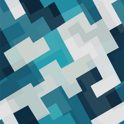 Tech Square Pattern vector image