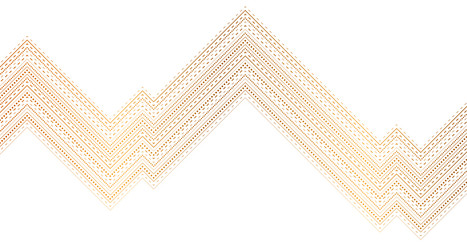 golden pattern dotted lines abstract geometric vector image
