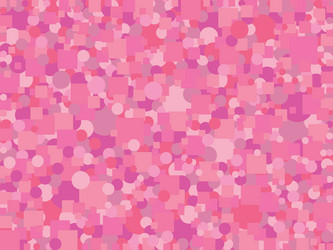 a background of round and square shapes vector image