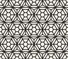 Rounded Hexagon Grid Pattern vector image