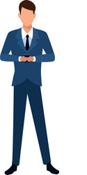 Businessman avatar design vector