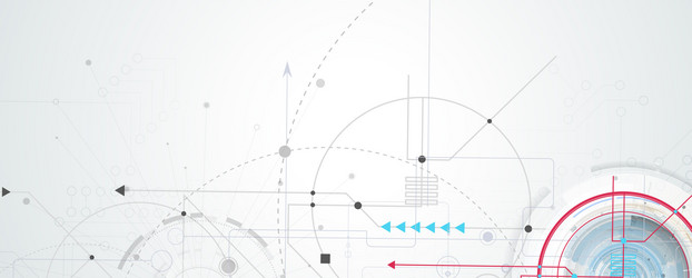 technology data background idea of global vector image