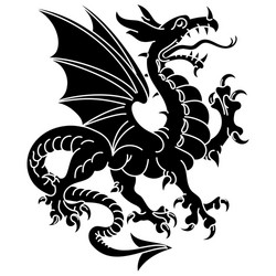 Tribal dragon Royalty Free Vector Image - VectorStock