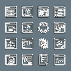 set line software browser files loading data vector image