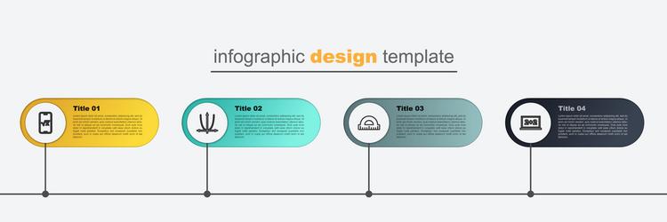 set line chalkboard protractor graph schedule vector image