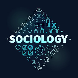 Sociology patterns of social relationships vector