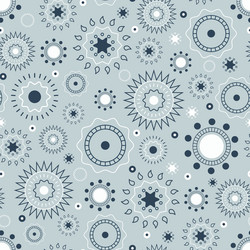 geometric composition with lines of concentric vector image