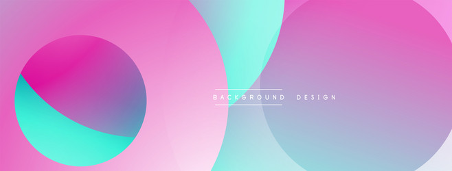 background design with overlapping circular vector image