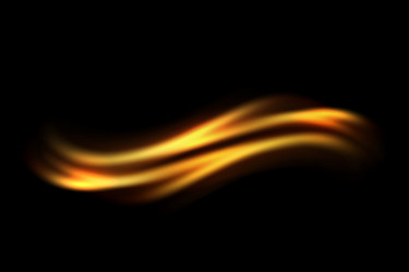 abstract golden waves design element vector image