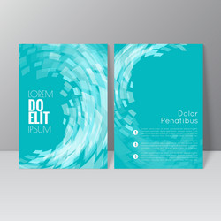 brochure template design vector