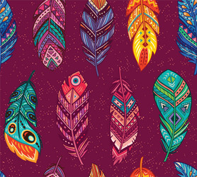 seamless pattern with colored abstract vector image