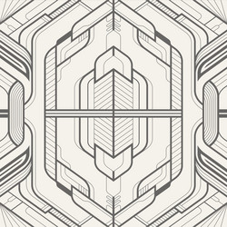 Abstract tech line seamless pattern vector