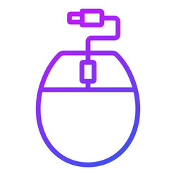 mouse icon user interface as a simple sign vector image