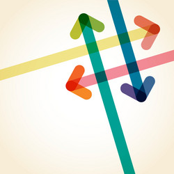 Abstract Arrow Pattern Background vector image