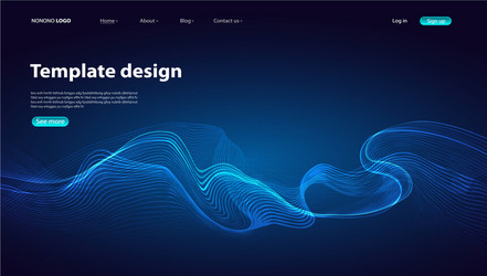 abstract background modern design landing page vector image