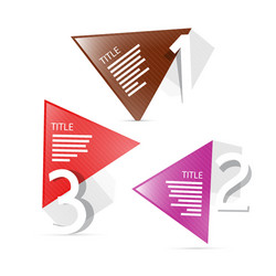 progress steps for tutorial infographics vector image