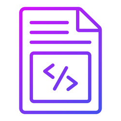 coding icon user interface as a simple sign vector image