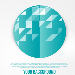 abstract circles template web design vector image