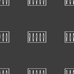 dj console mix handles and buttons level icons vector image